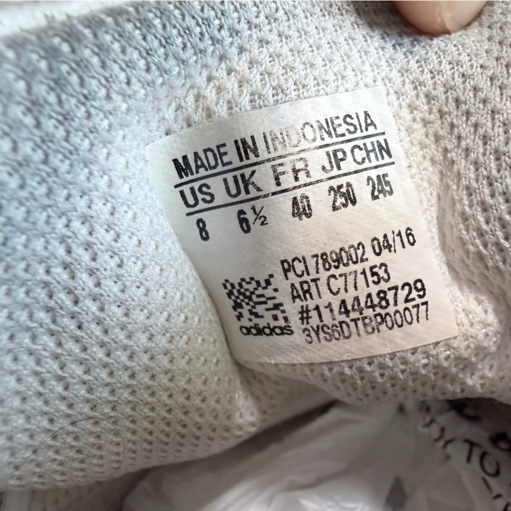 adidas superstar white sneakers women’s size 8 - Picture 6 of 7